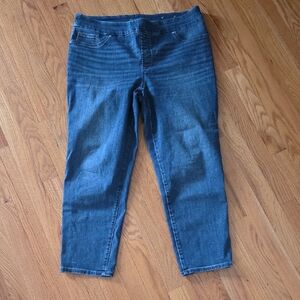 Chico's Blue Ankle Jeans